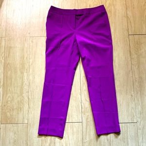 Petite Curvy Purple Dress Pants Size 6